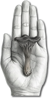 Funghi Tromba Nera Secchi Premium - Corno dell'Abbondanza